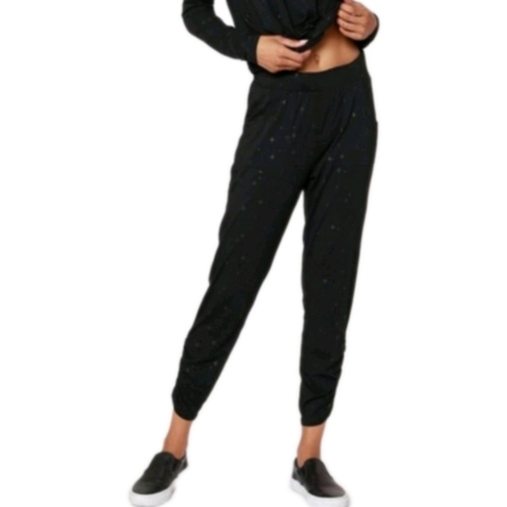 BOBI Los Angeles Galaxy Print Pant in black size Small